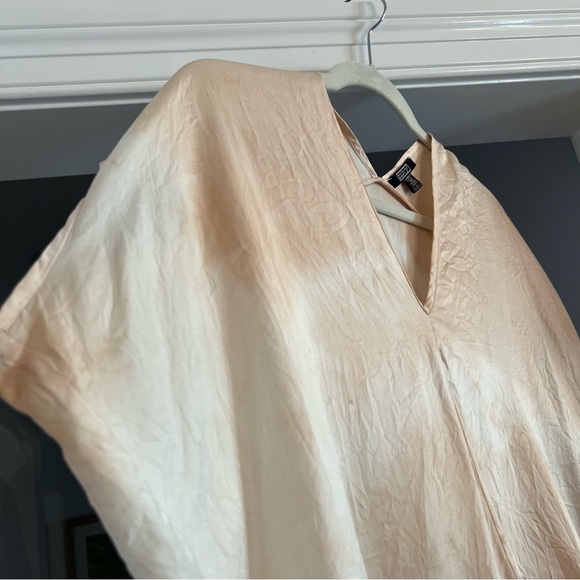 Silk Natalie Busby Pale Pink Blouse | S - Picture 4 of 8